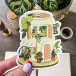 Soda can house sticker