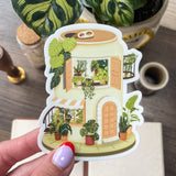 Soda can house sticker