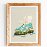 Rain Boot Art Print