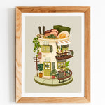 ramen restaurant art print