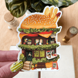 Burger Restaurant Sticker
