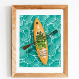 Kayak Art Print