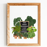 Nurture Your Relationship with Yourself Art Print