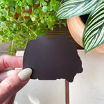 plant magnet refrigerator back