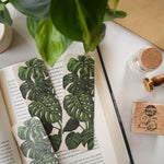 monsterra bookmarks nestle in pages