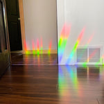 rainbows casting on walls