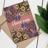 I love you greeting card