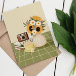 sunflowers greeting cards