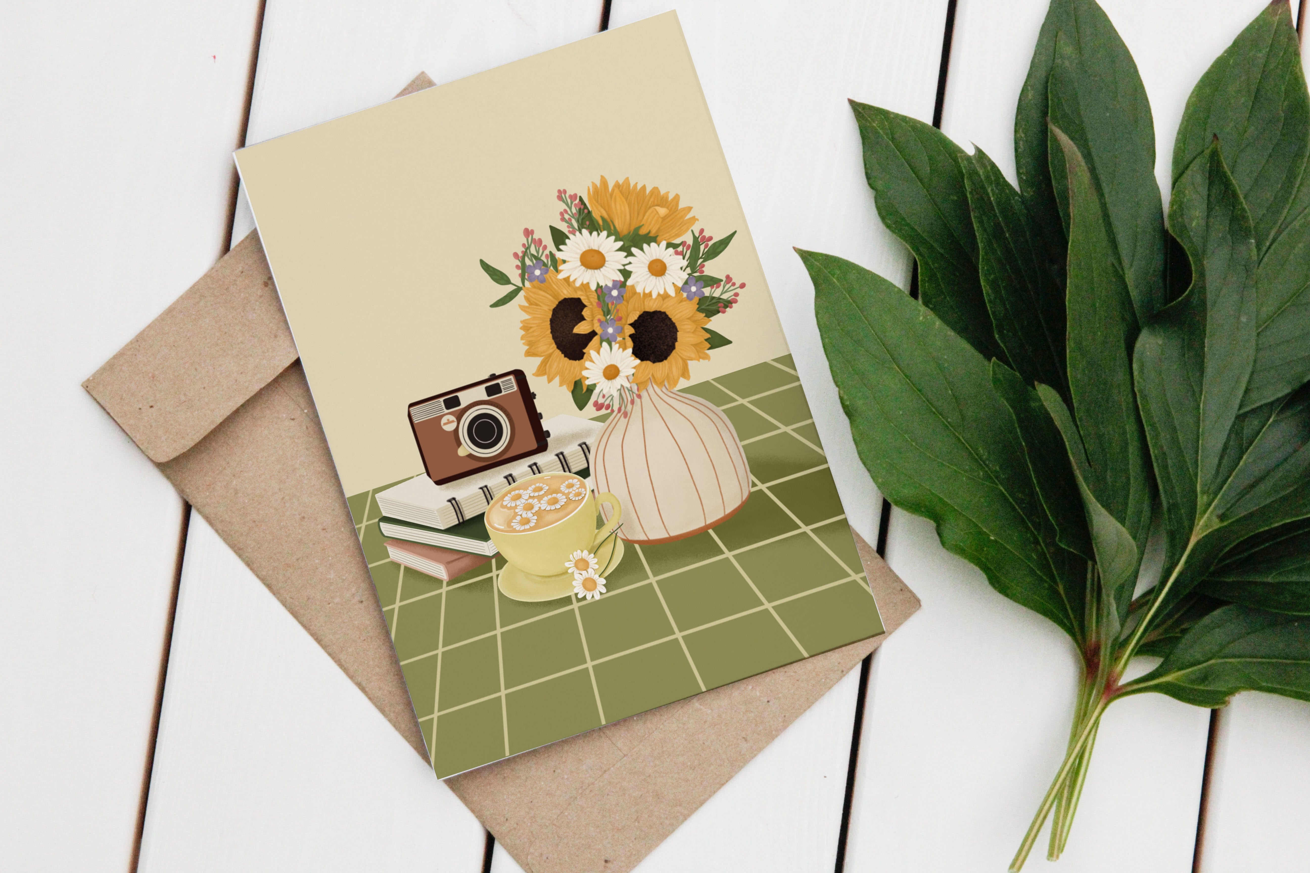 sunflowers greeting cards