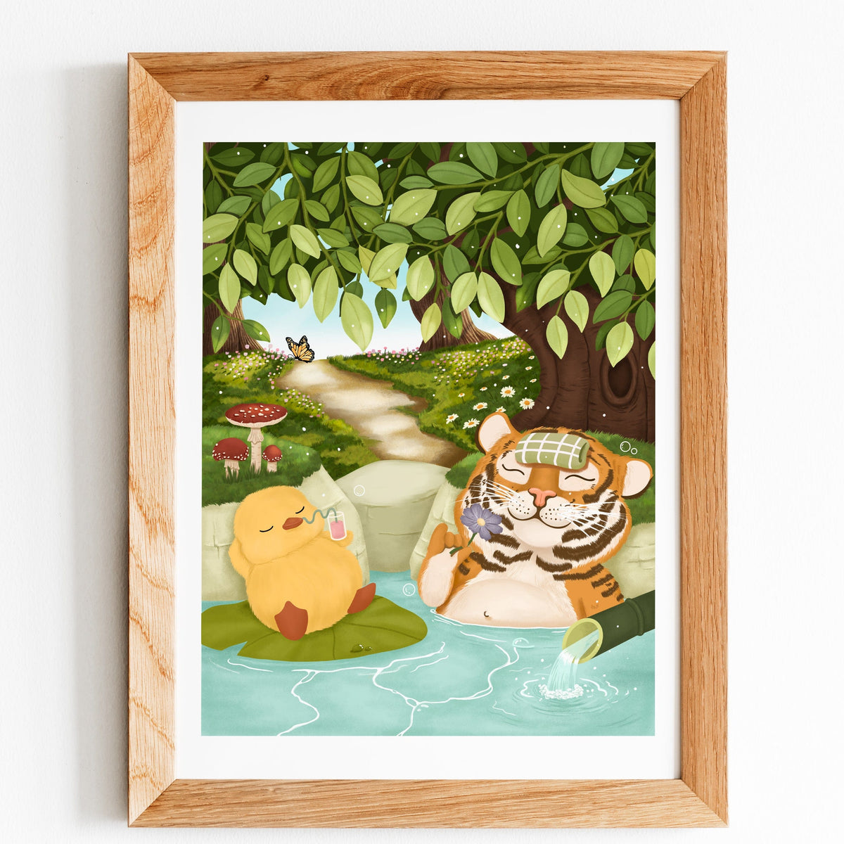Hot Spring Art Print – LINH T VO