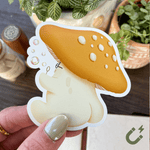 yellow mushroom magnet