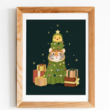 Happy Holidays Art Print