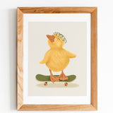 Sk8er Duck Art Print