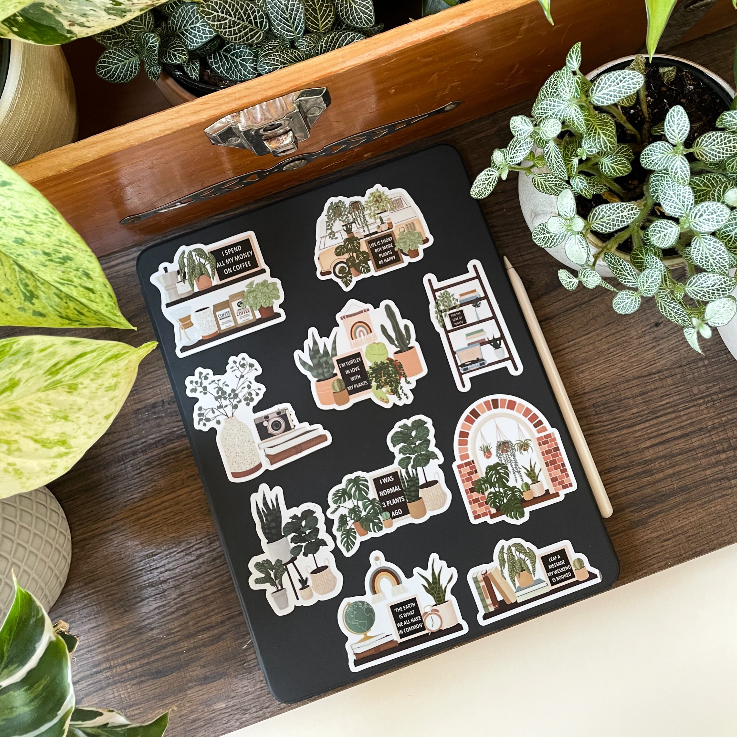 stickers on ipad 