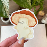 mushroom butt vinyl stickers for water bottle, laptop, tablet, etc.