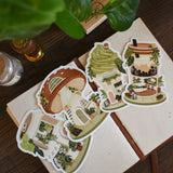 Mushroom House Sticker