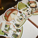 Mushroom House Sticker